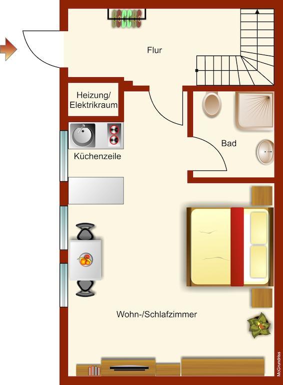 Ferienwohnanlage Bruckner Apartment Rostock Exterior photo